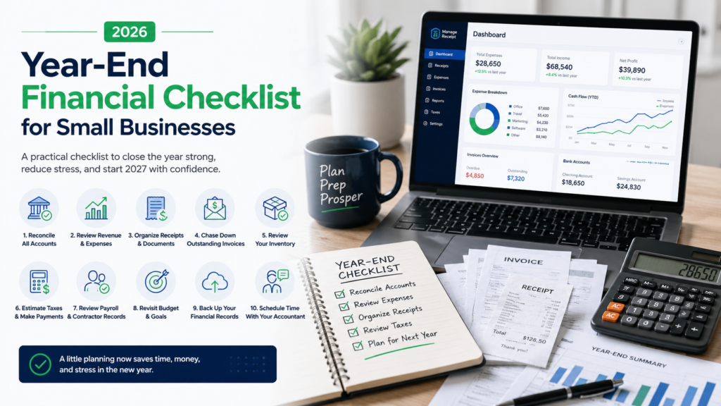 Year-End Financial Checklist for Small Businesses (2026)