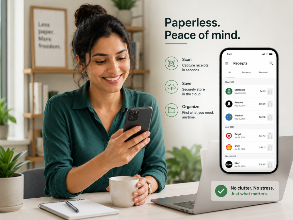 paper-less receipt