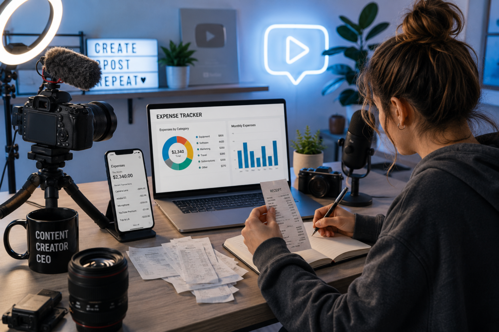 How Social Media Creators and Influencers Should Track Business Expenses (2026 Guide)