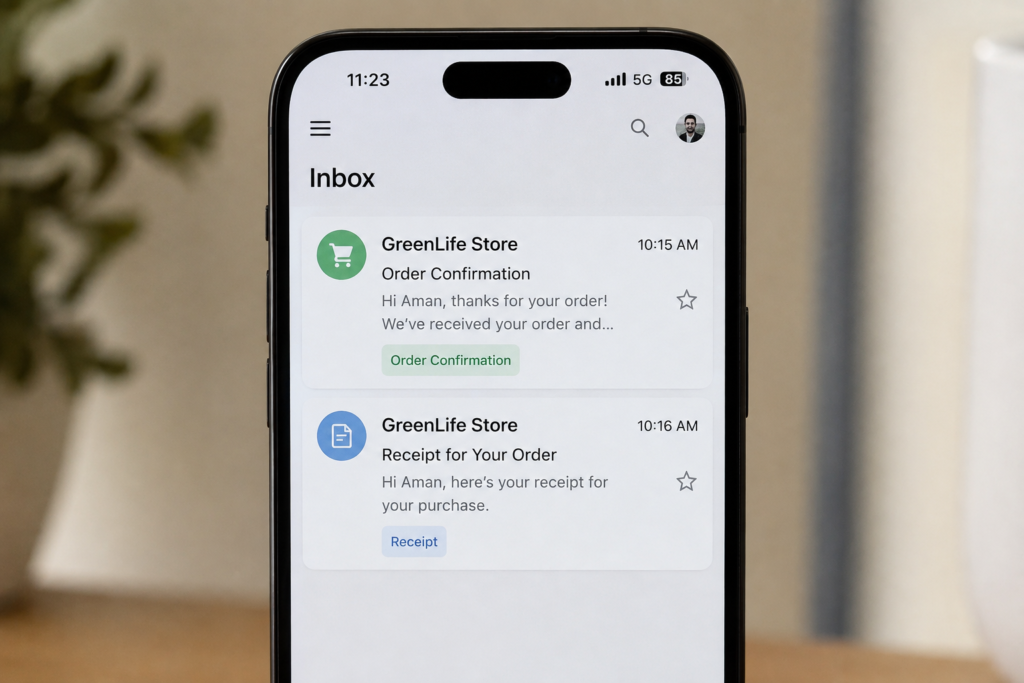 Digital Receipt vs. Email Confirmation: What’s the Difference